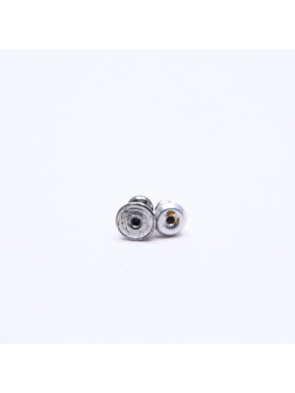 Chanel CC Logo Earrings 02 Resin Metal Purple Brown Gradient